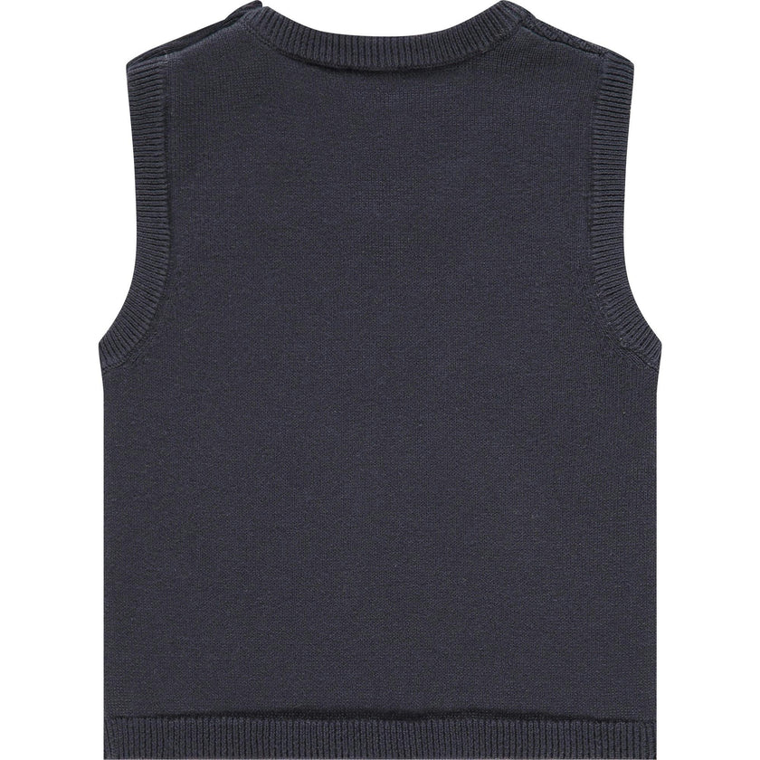2-Buttoned Shoulder Vest
