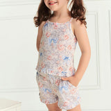 Agatha Ruffled Hem Cami Short Set