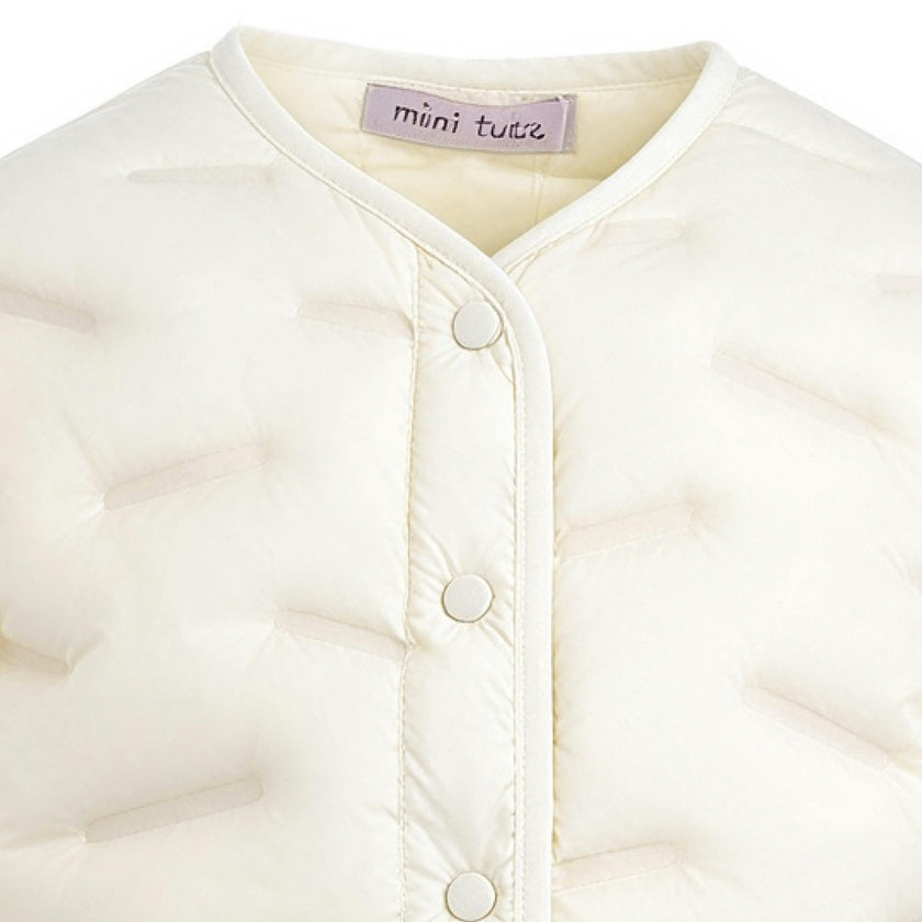 White Quilted Jacket