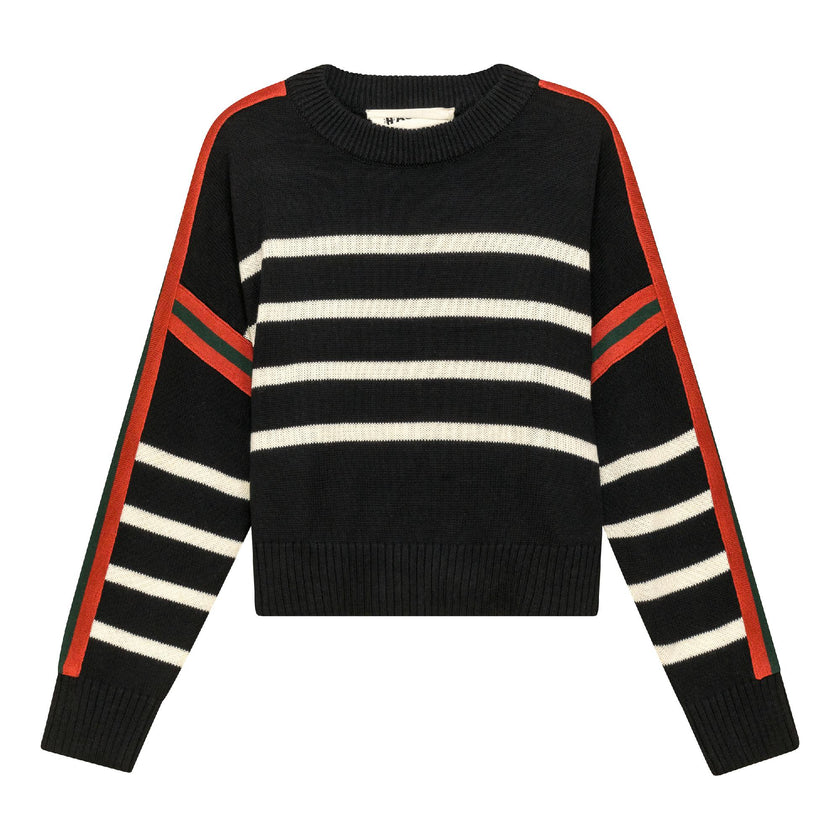 Cropped Drop Shoulder Sweater