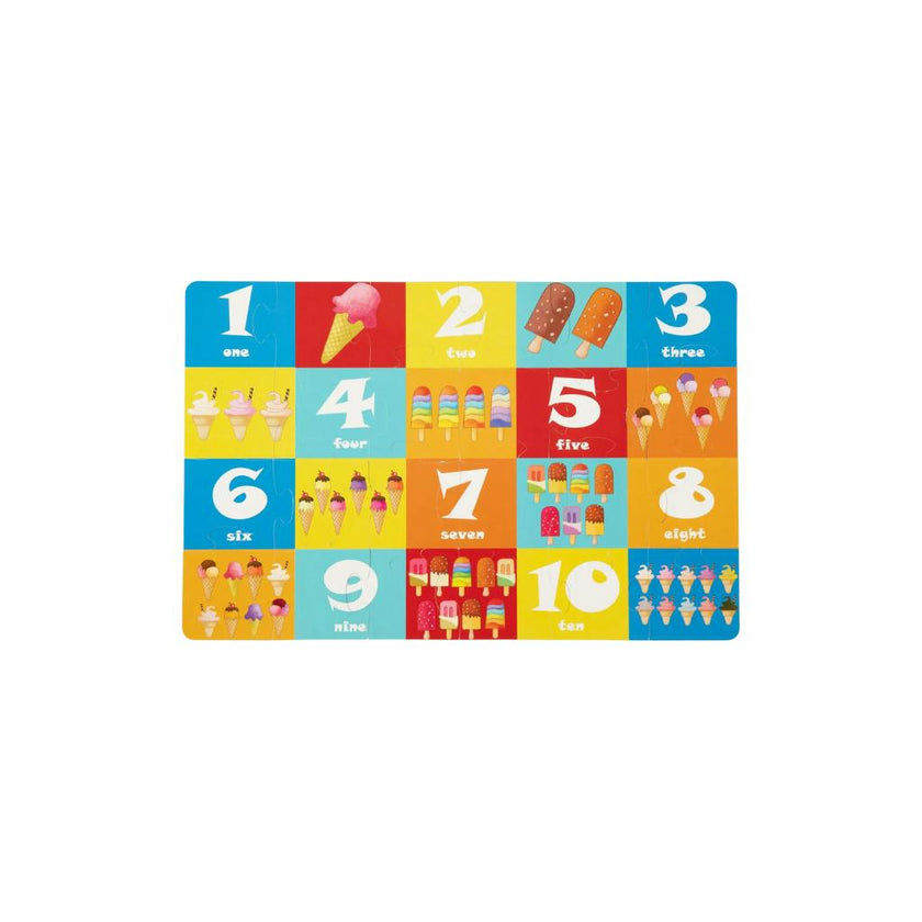 Splash Parks & Ice Cream Cones Two-Sided Puzzle (24 pieces)