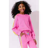 Pink Rainbow Sequin Set