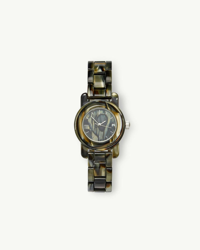 Mini Mono Watch in Midnight Horn