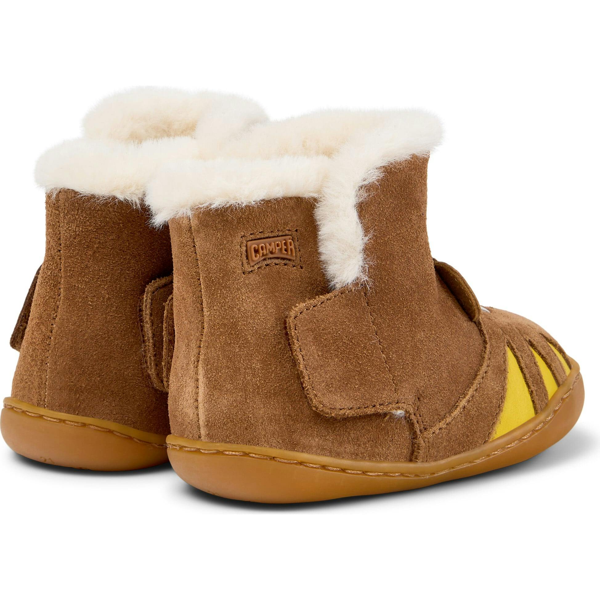 Boots Peu Cami First Walker Medium Brown, Brown