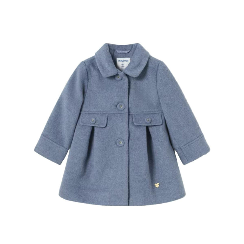 Baby Wool Coat Ocean