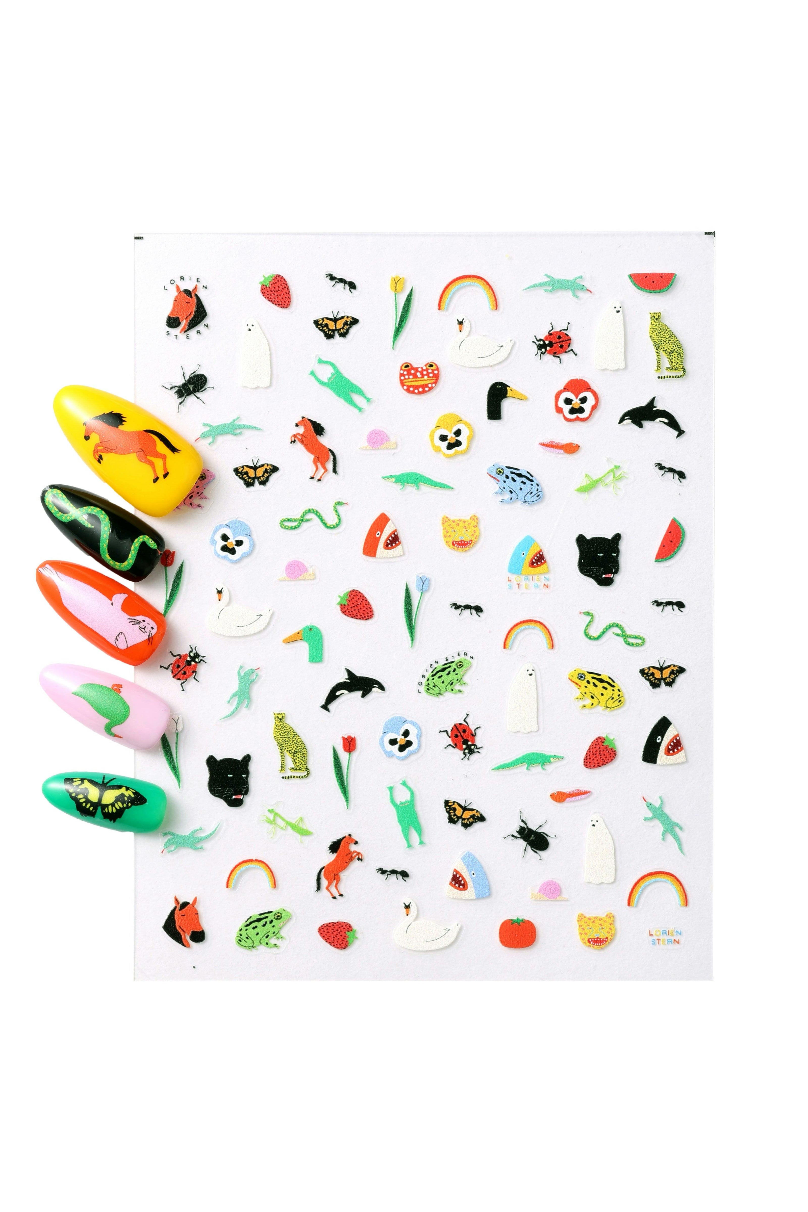 Natural World Nail Stickers By Lorien Stern
