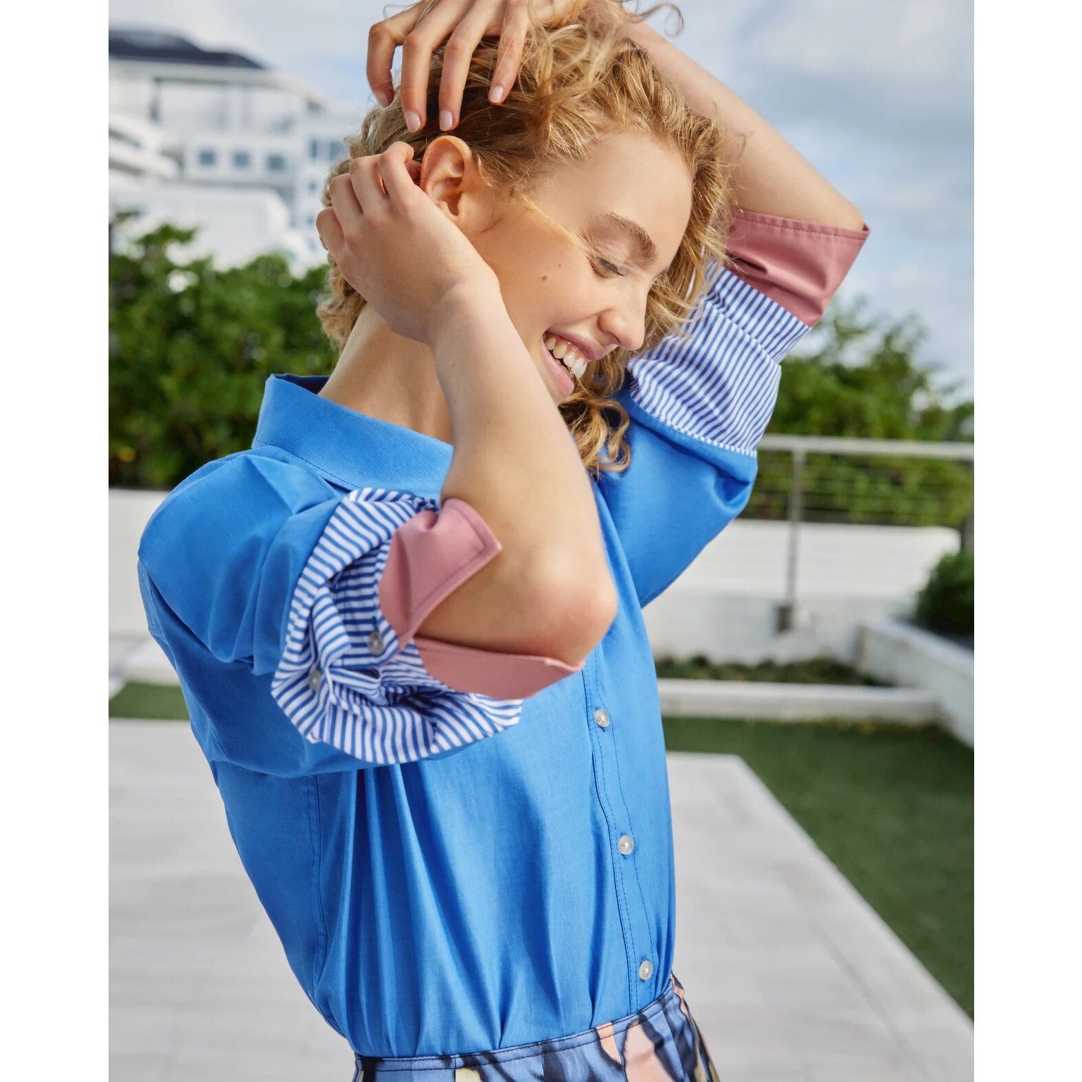 Women's Margaux Top, Blue
