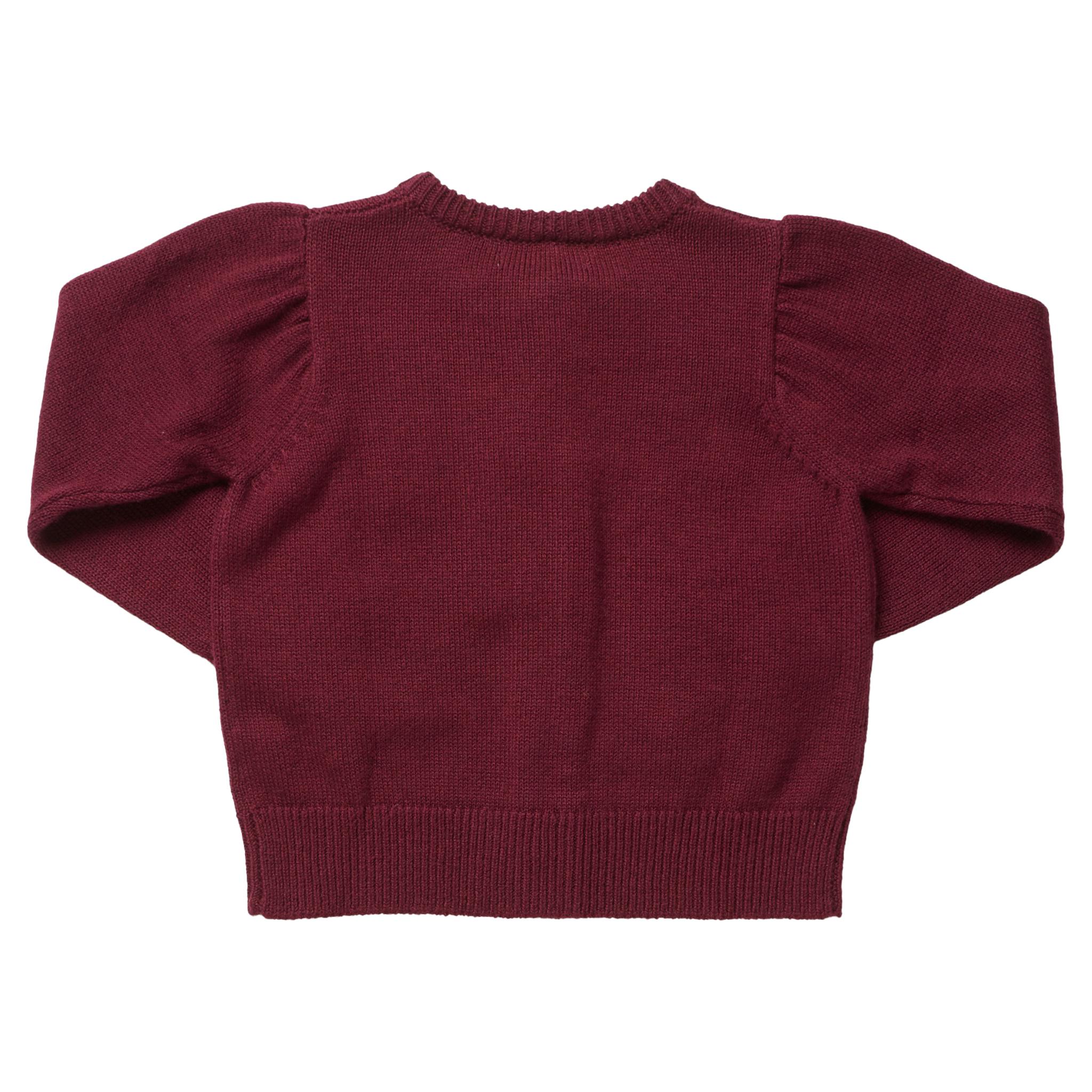Girls Constance Sweater - Holiday Patches