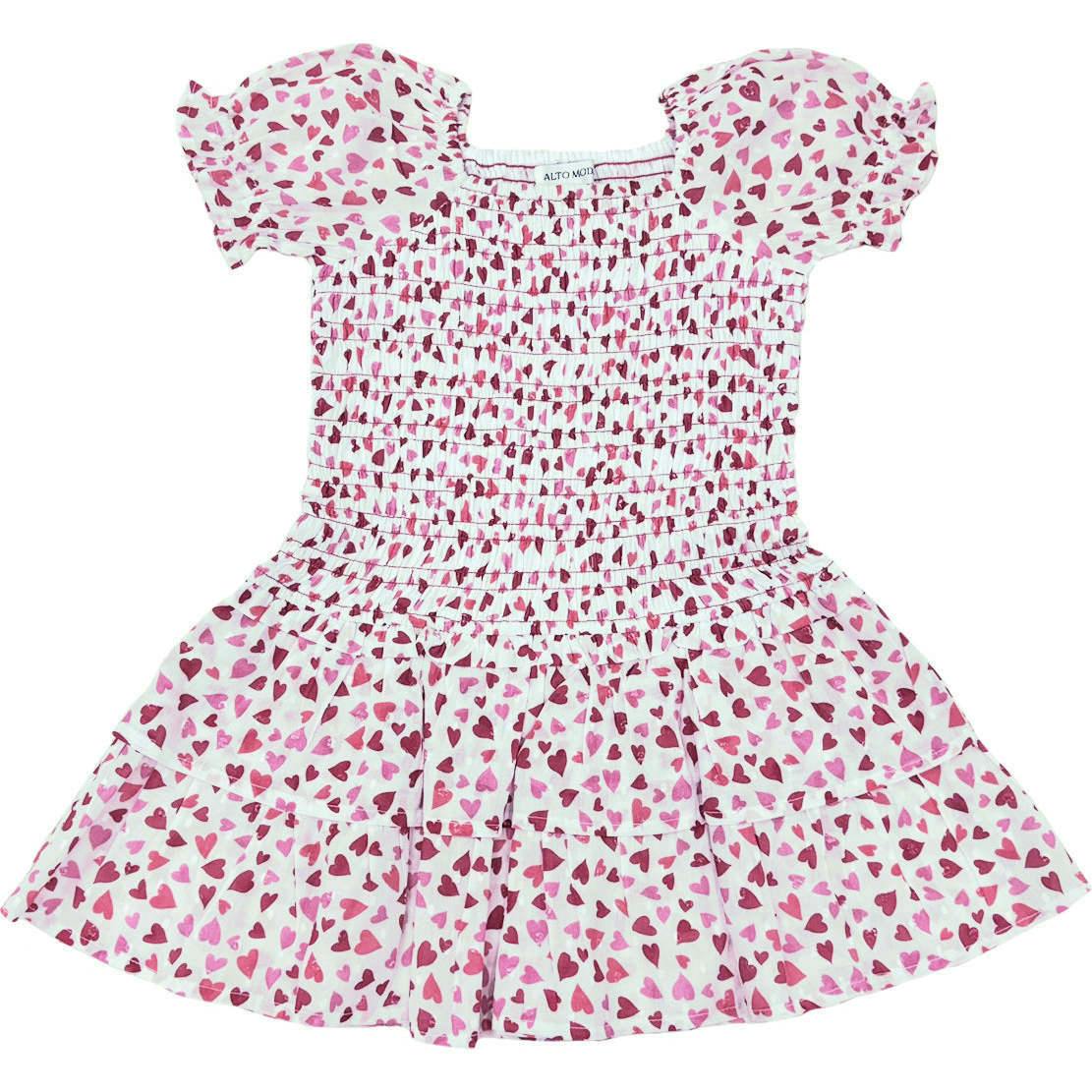 Hearts Print Mirrorball Dress