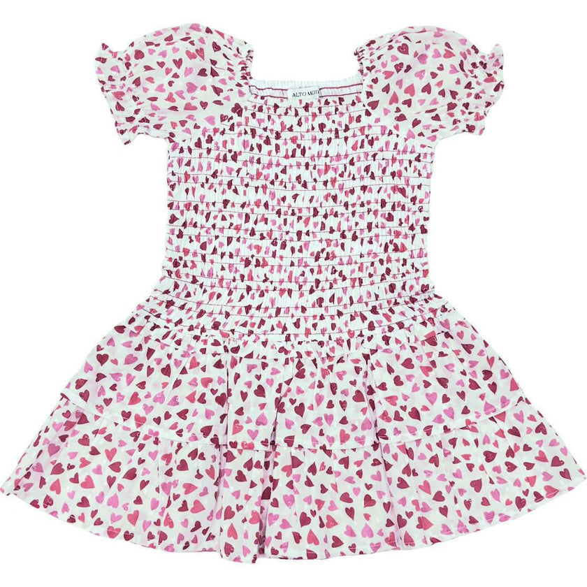 Hearts Print Mirrorball Dress