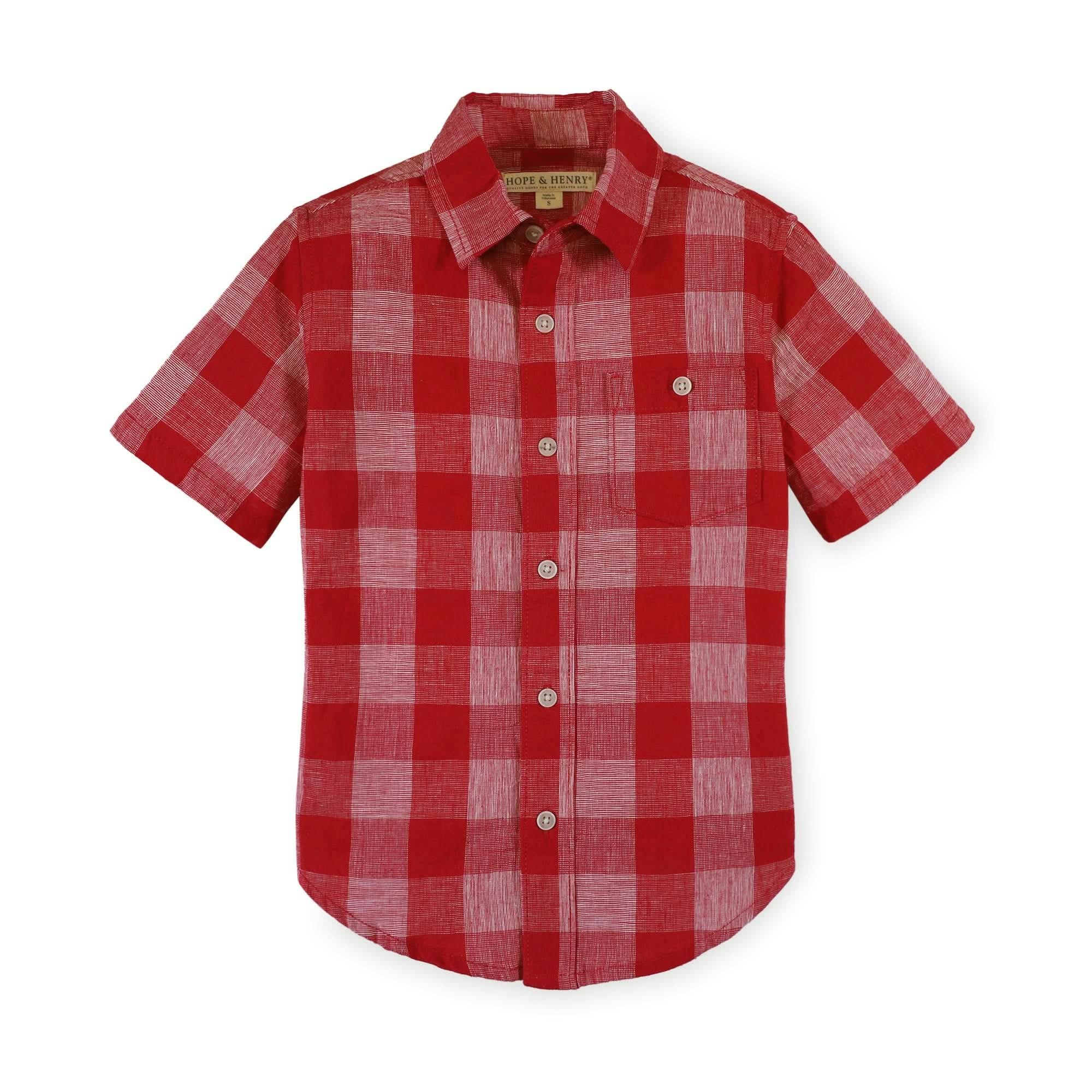 Linen Short Sleeve Button Down Shirt