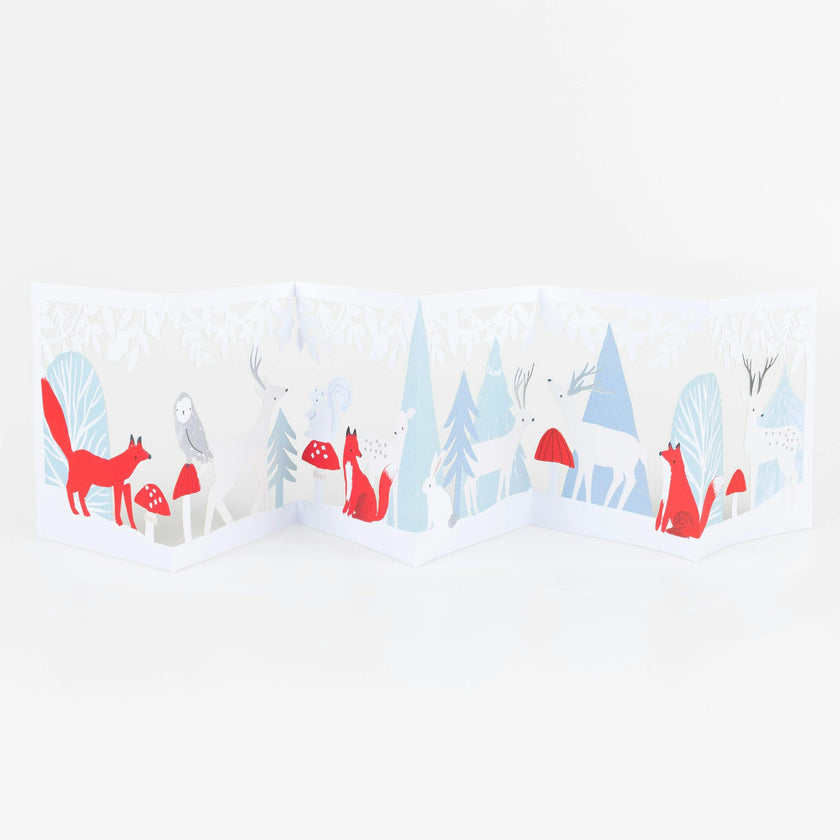Winter Wonderland Concertina Card
