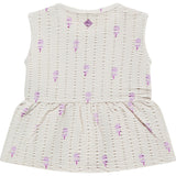 Allover Popsicle Print Peplum Top