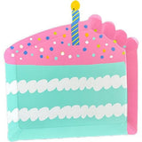 It's A Birthday Cake Slice Canapé Plates