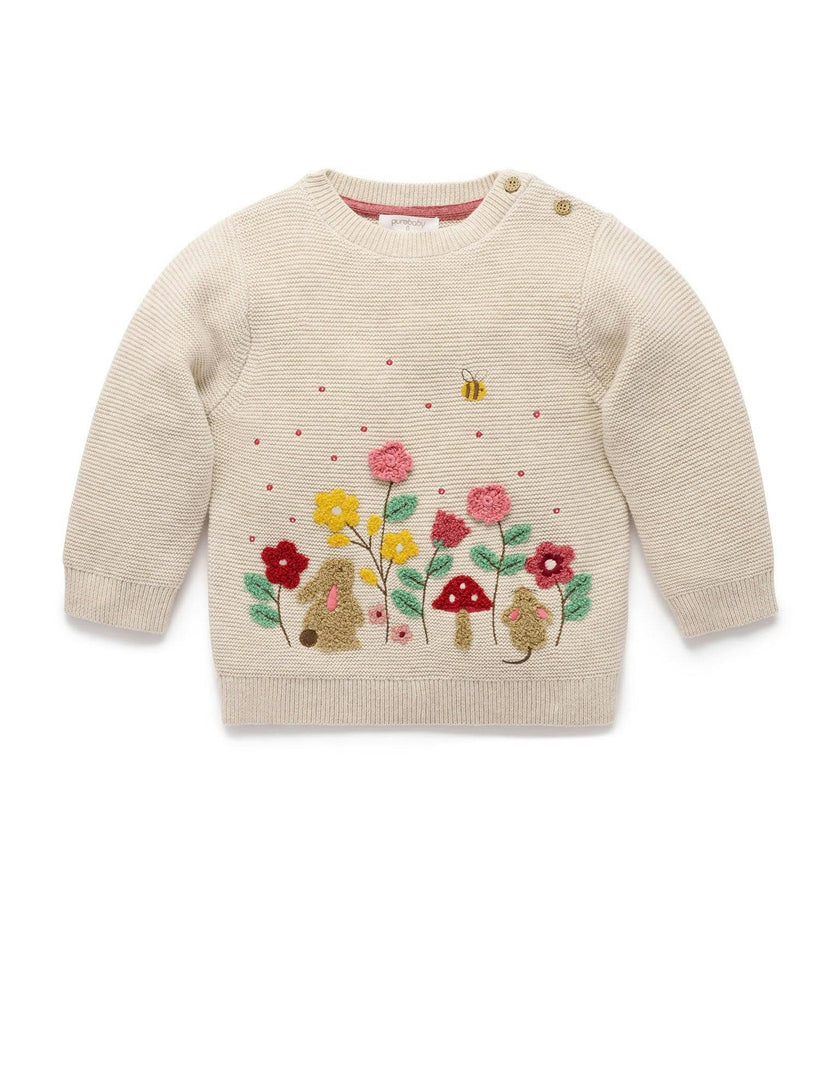 Woodland Jumper Wheat melange