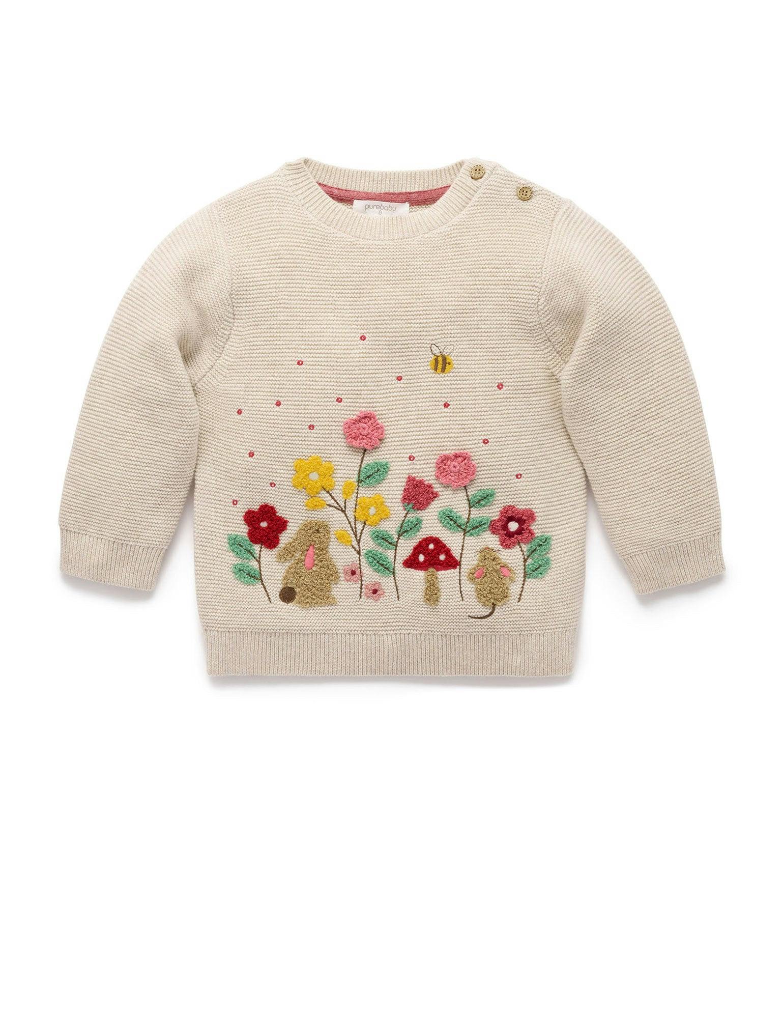 Woodland Jumper Wheat melange