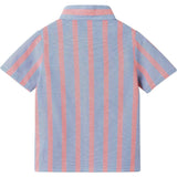 Boys Orange Striped Airy Oxford Set | Orange Stripe