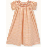 Dress Cherry Hand-Smocked Limoncello Gingham, Yellow