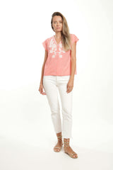 Leticia Blouse - Guava