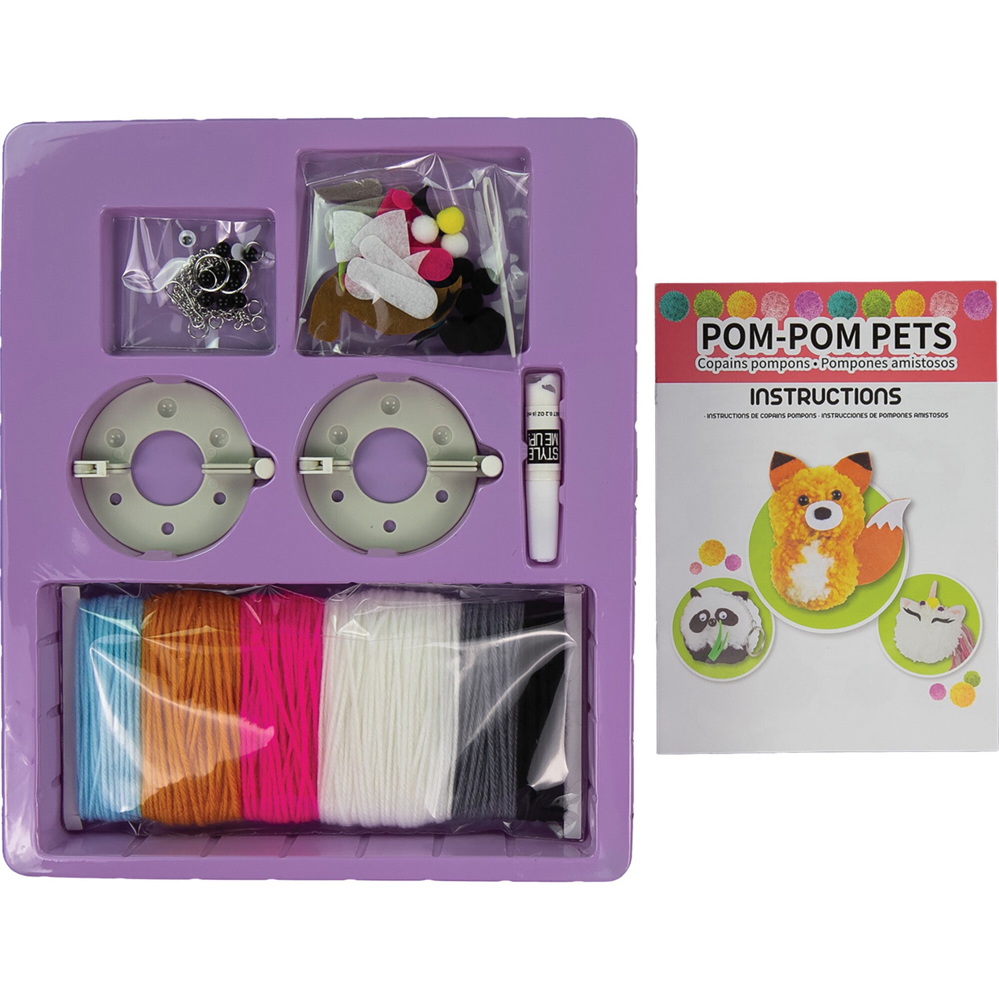 Pom Pom Pets Kids Yarn Crafting Kit