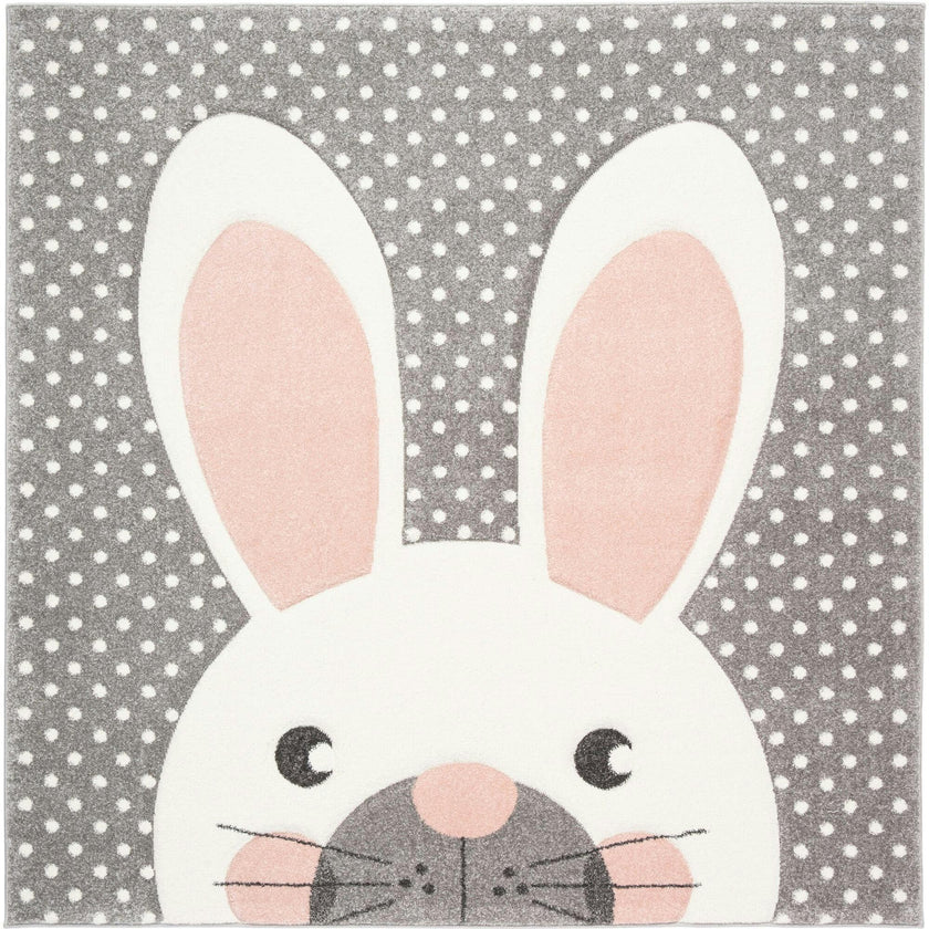 Carousel Kids Hopper Rug, Pink