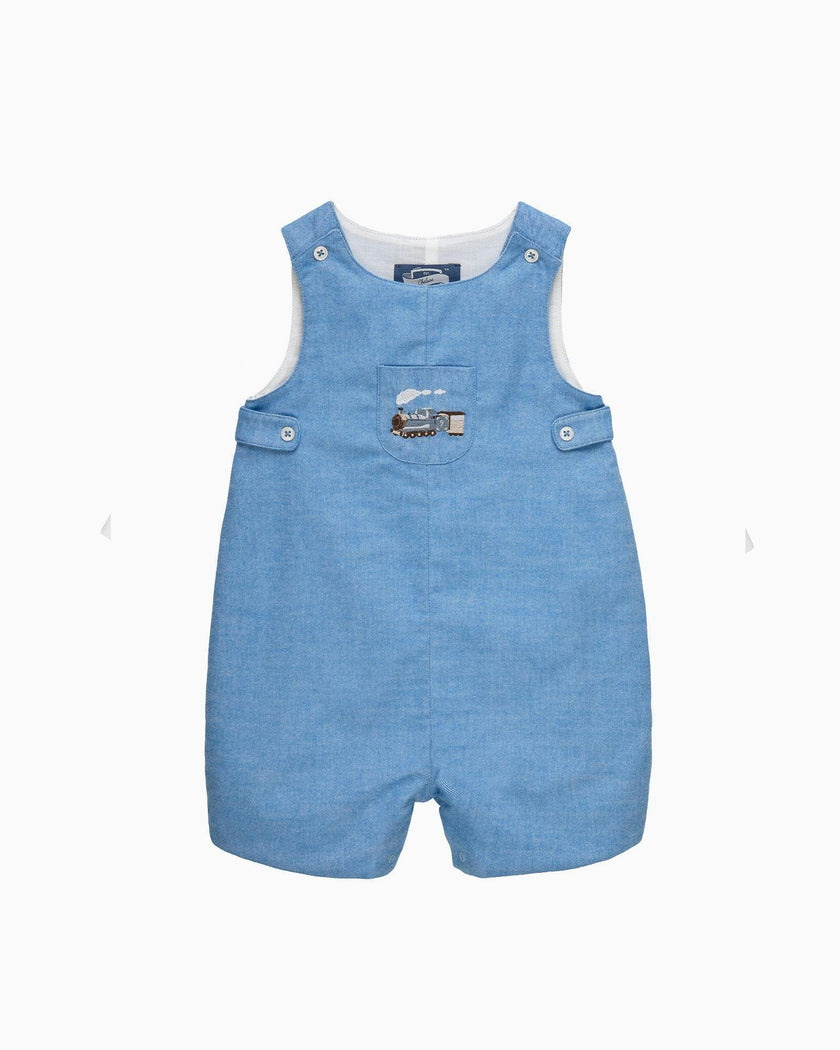 Baby Archie Romper in Steam Train