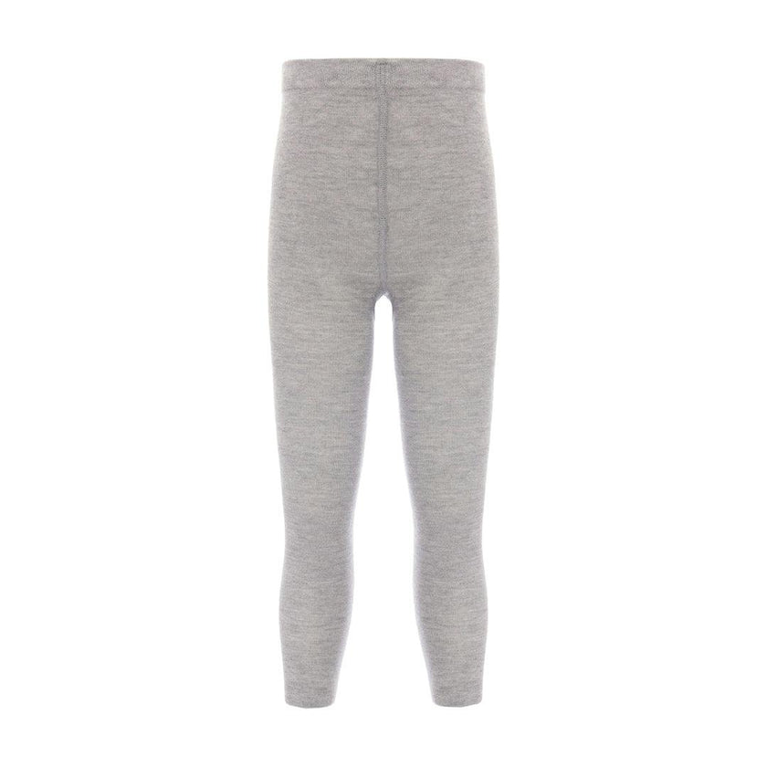 Gray Cotton Tights