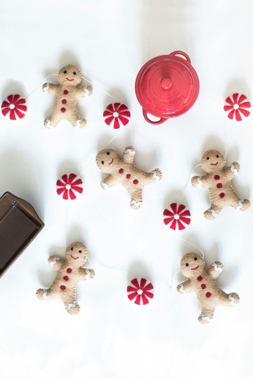 Gingerbread and Candy Garland