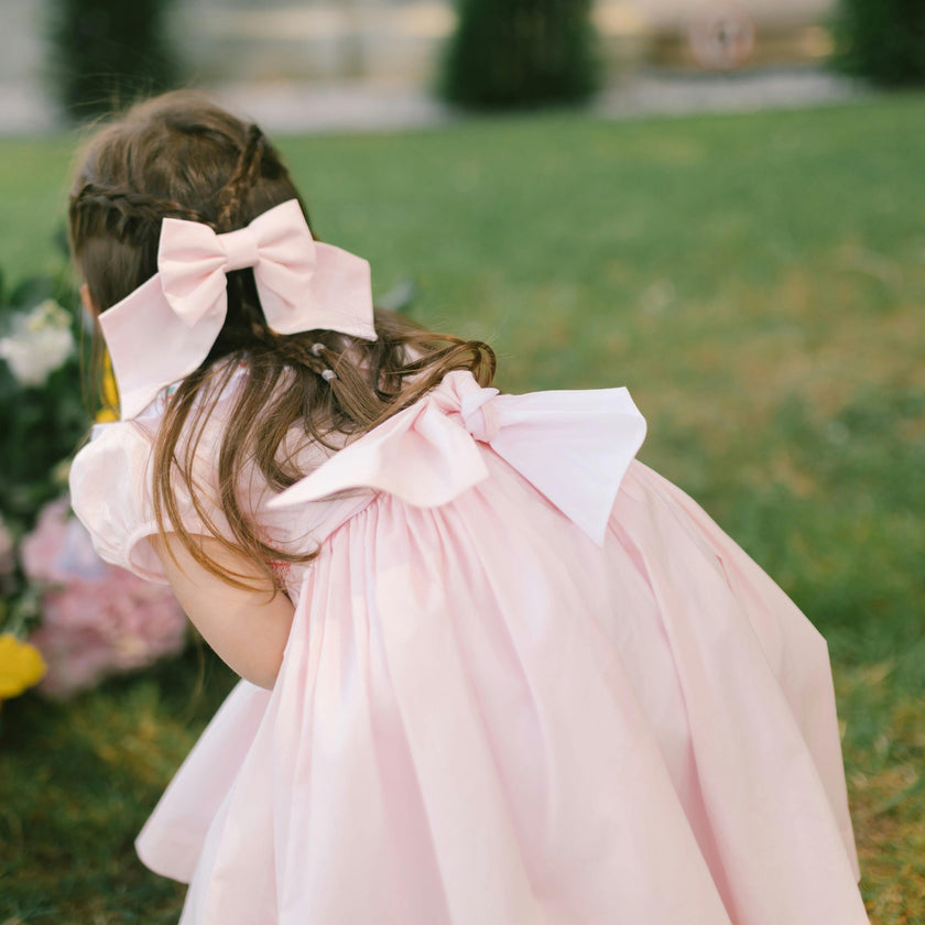 Alizee Cherry Pink Bow Hair Clip