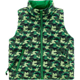 Casey Reversible Down Vest, Green
