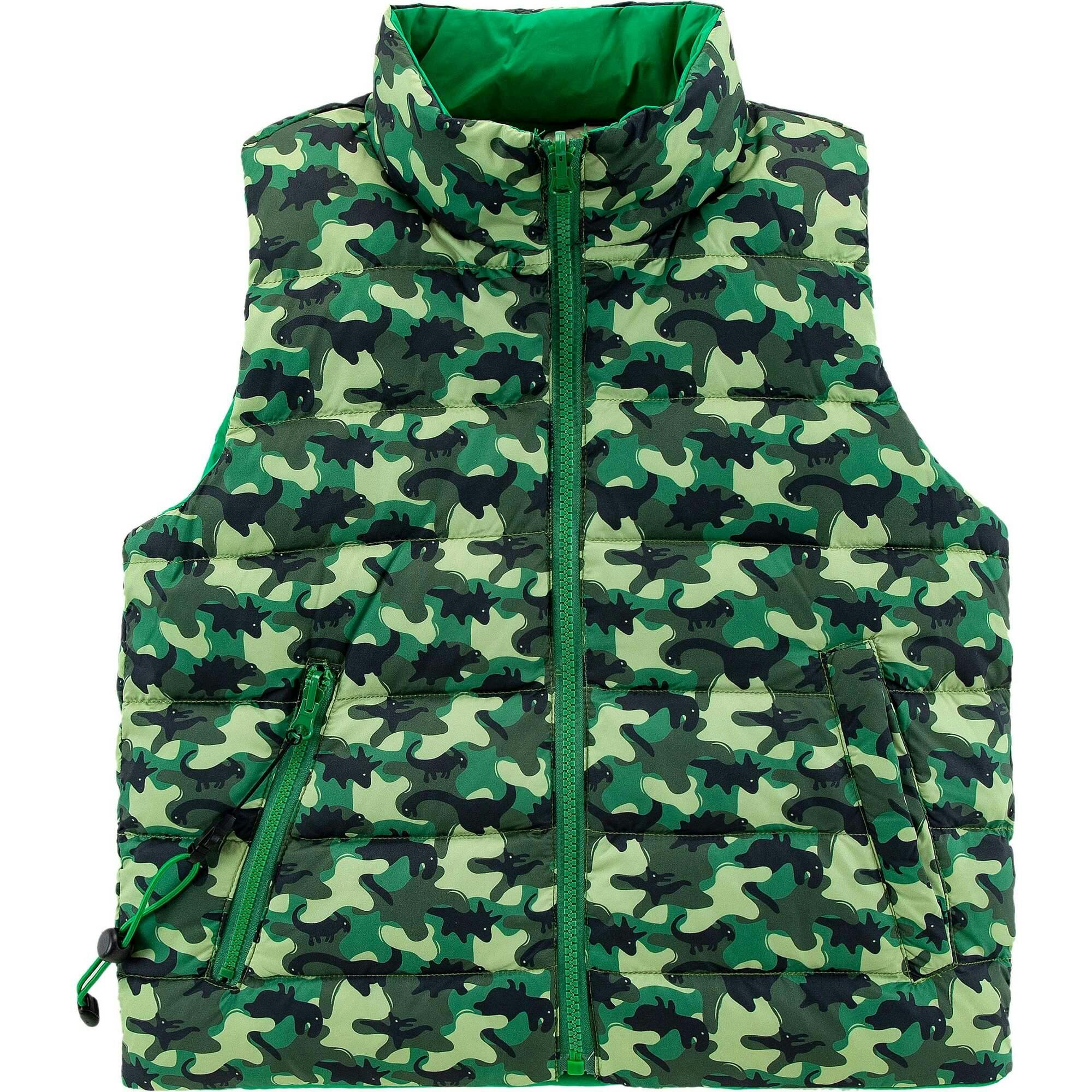 Casey Reversible Down Vest, Green