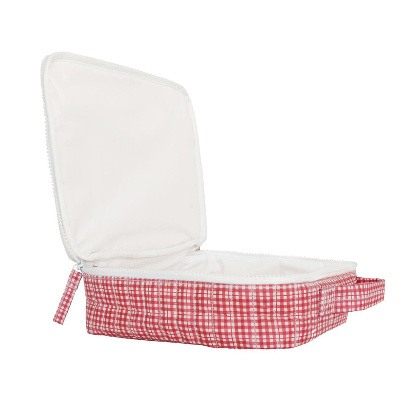 Poppy Gingham Coated Lunchbox