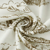 Country Toile Luxe Stretch Zipper Pajama