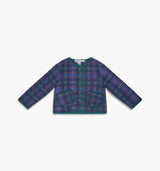 The Tiny McNally Jacket -  Autumn Tartan Navy