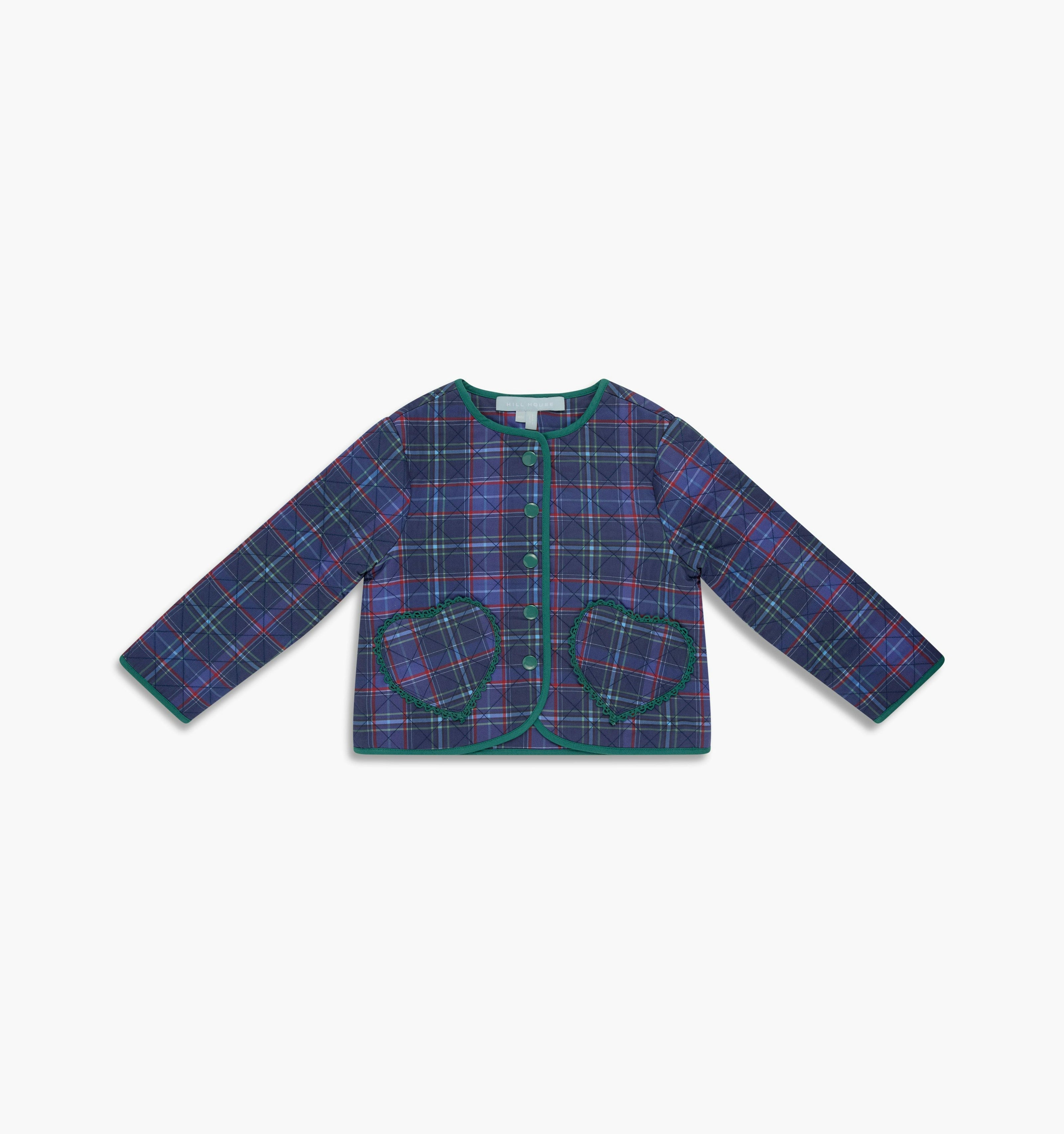 The Tiny McNally Jacket -  Autumn Tartan Navy