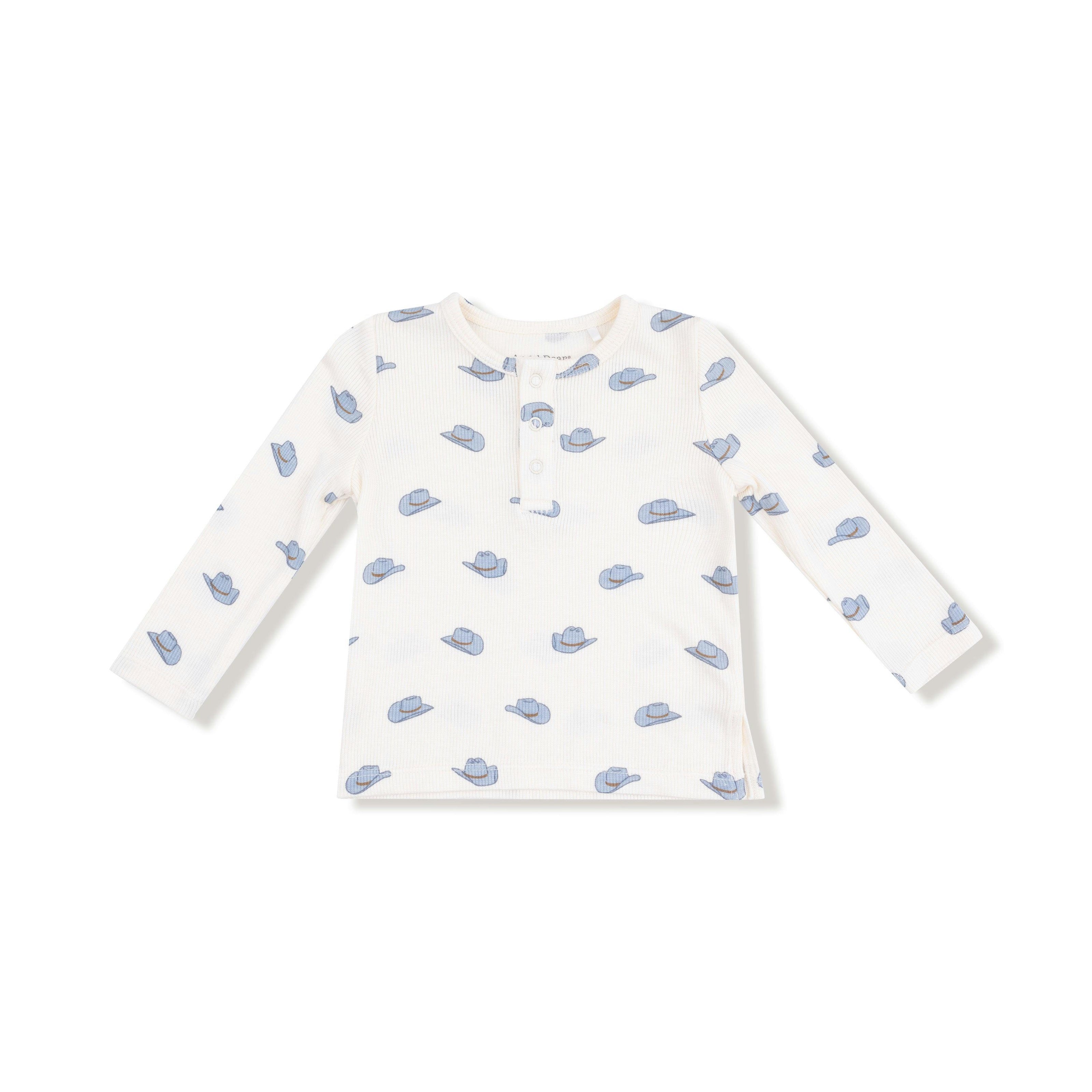Petite Cowboy Hats - Long Sleeve Henley