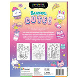 Kaleidoscope: Super Cute Sticker Coloring Book
