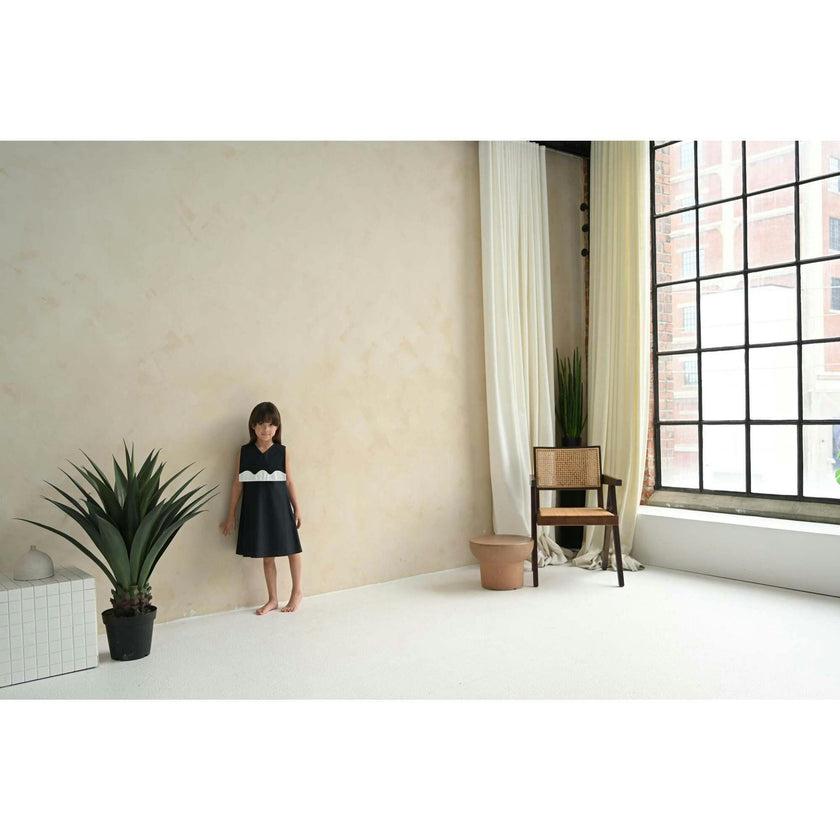 Lucy dress (black/off-white)
