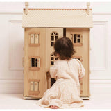 Grand Natural Wood Dolls House