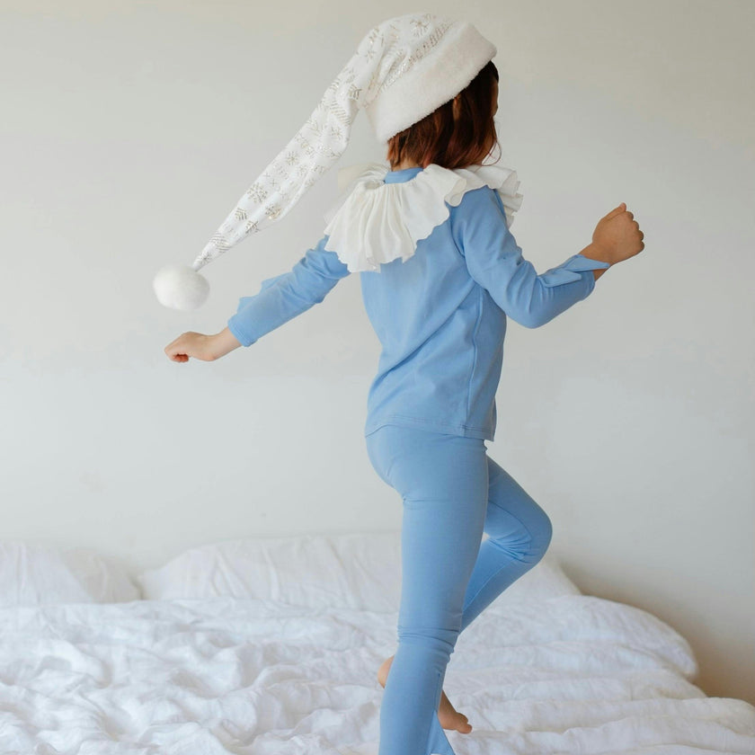 Blue Hanukkah Elf Pajama Costume