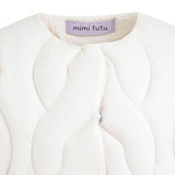 White Quilted Vest