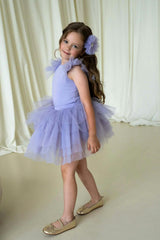 Purple Bloom Tutu Set
