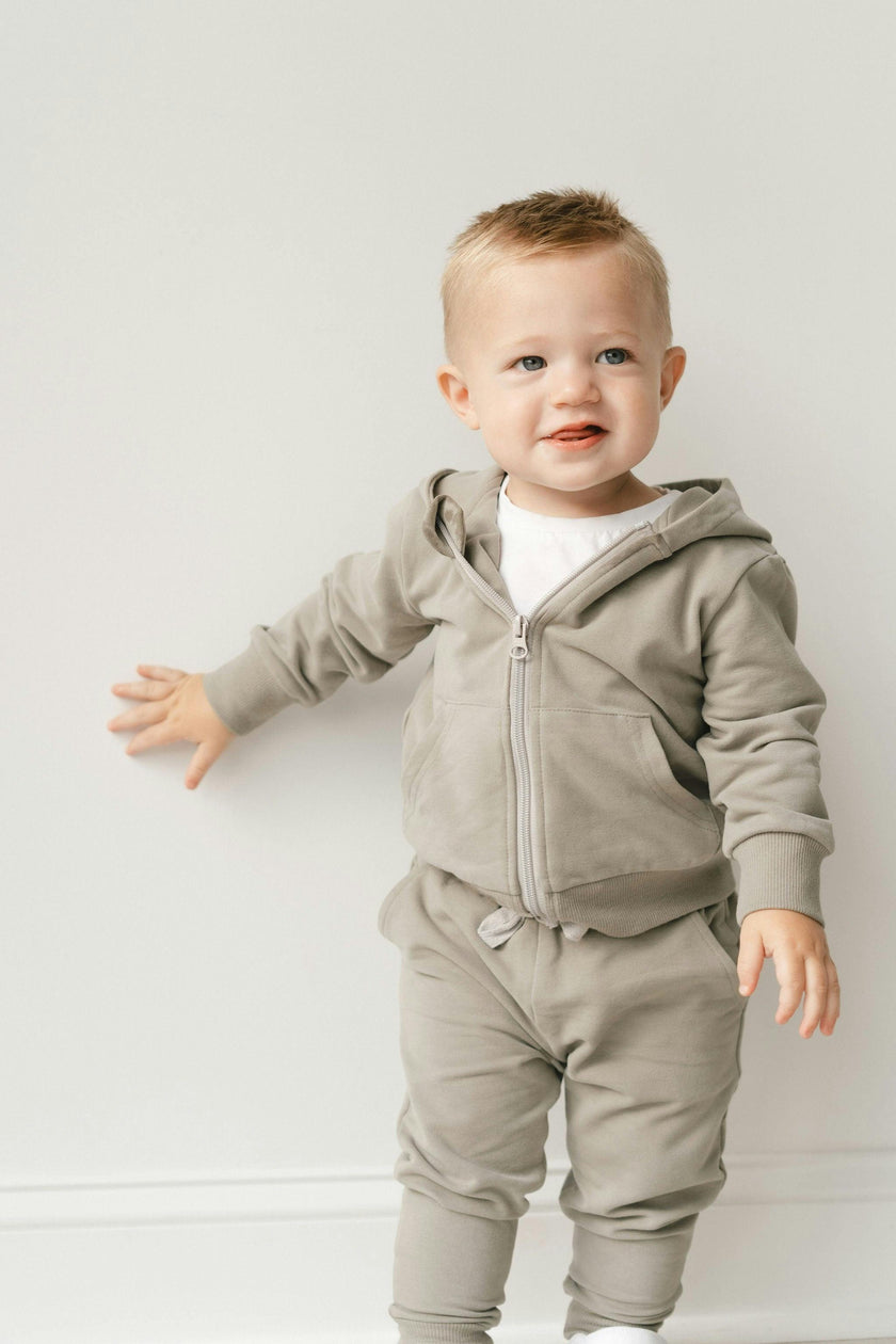 Organic Cotton Explorer Zip Hoodie & Sweatpants Set
