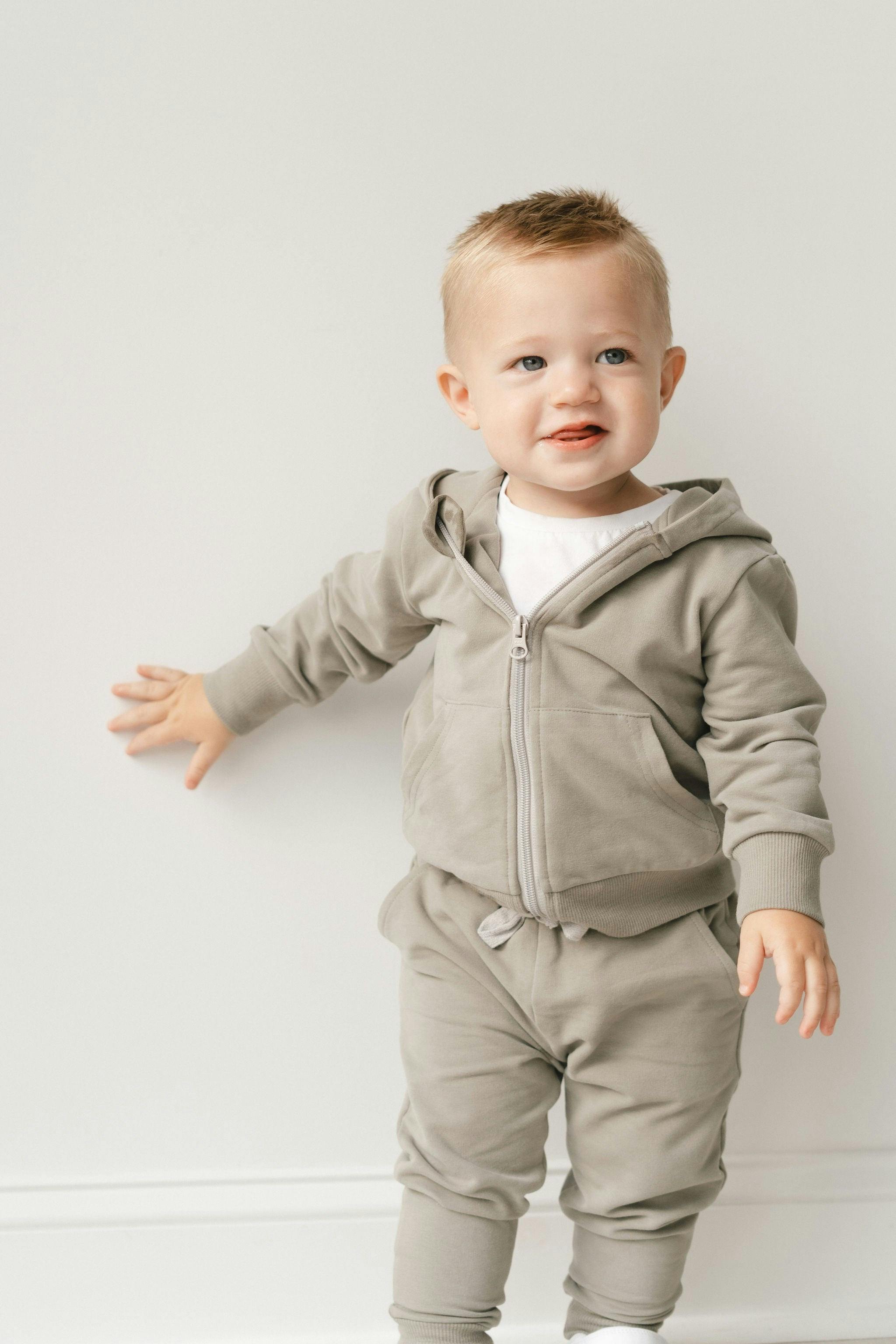 Organic Cotton Explorer Zip Hoodie & Sweatpants Set