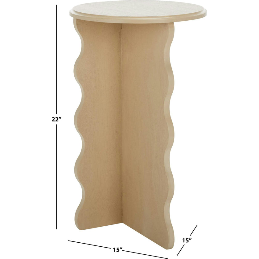 Lilith Wavy Accent Table