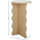 Lilith Wavy Accent Table
