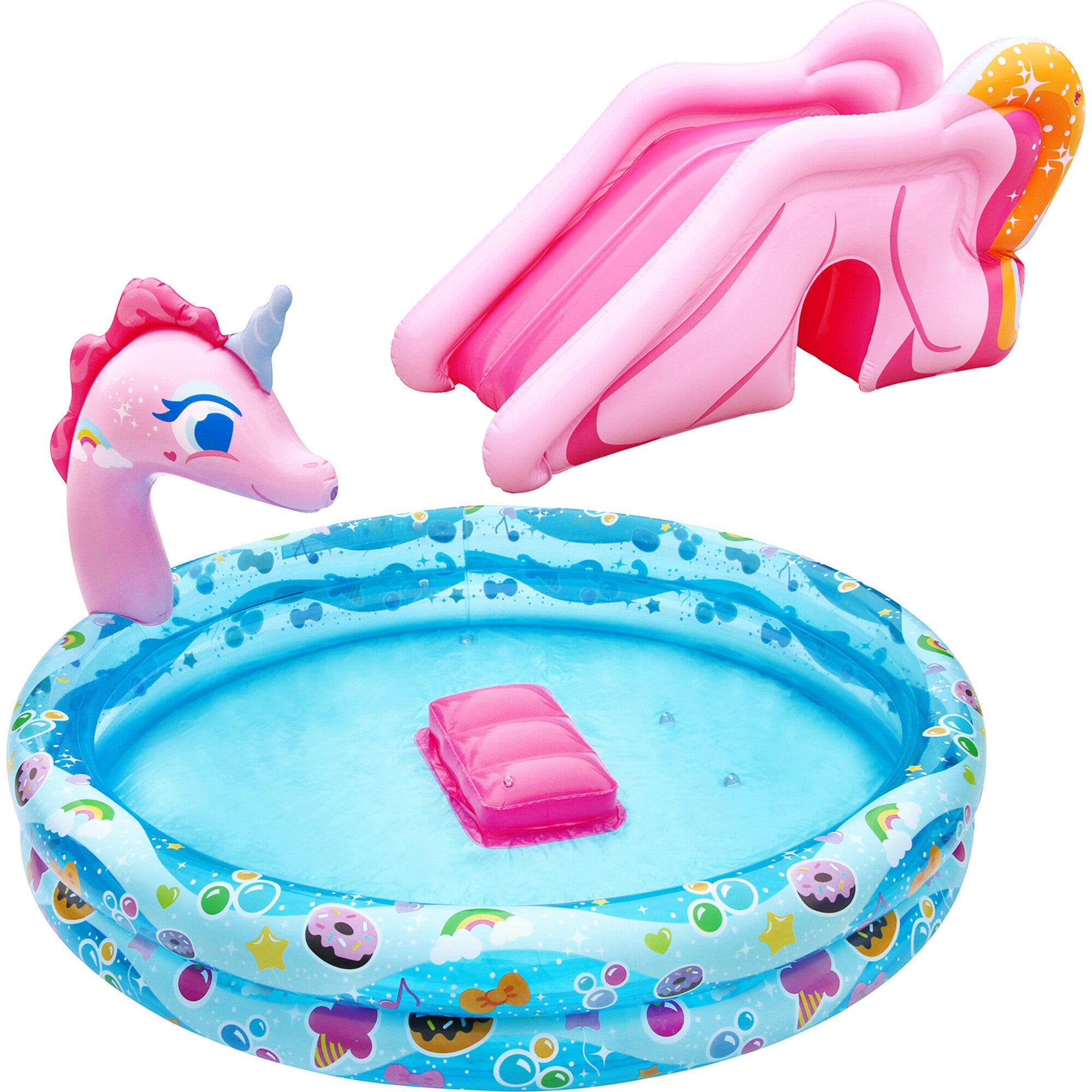 Spray N Splash Pool w/ Inflatable Water Slide