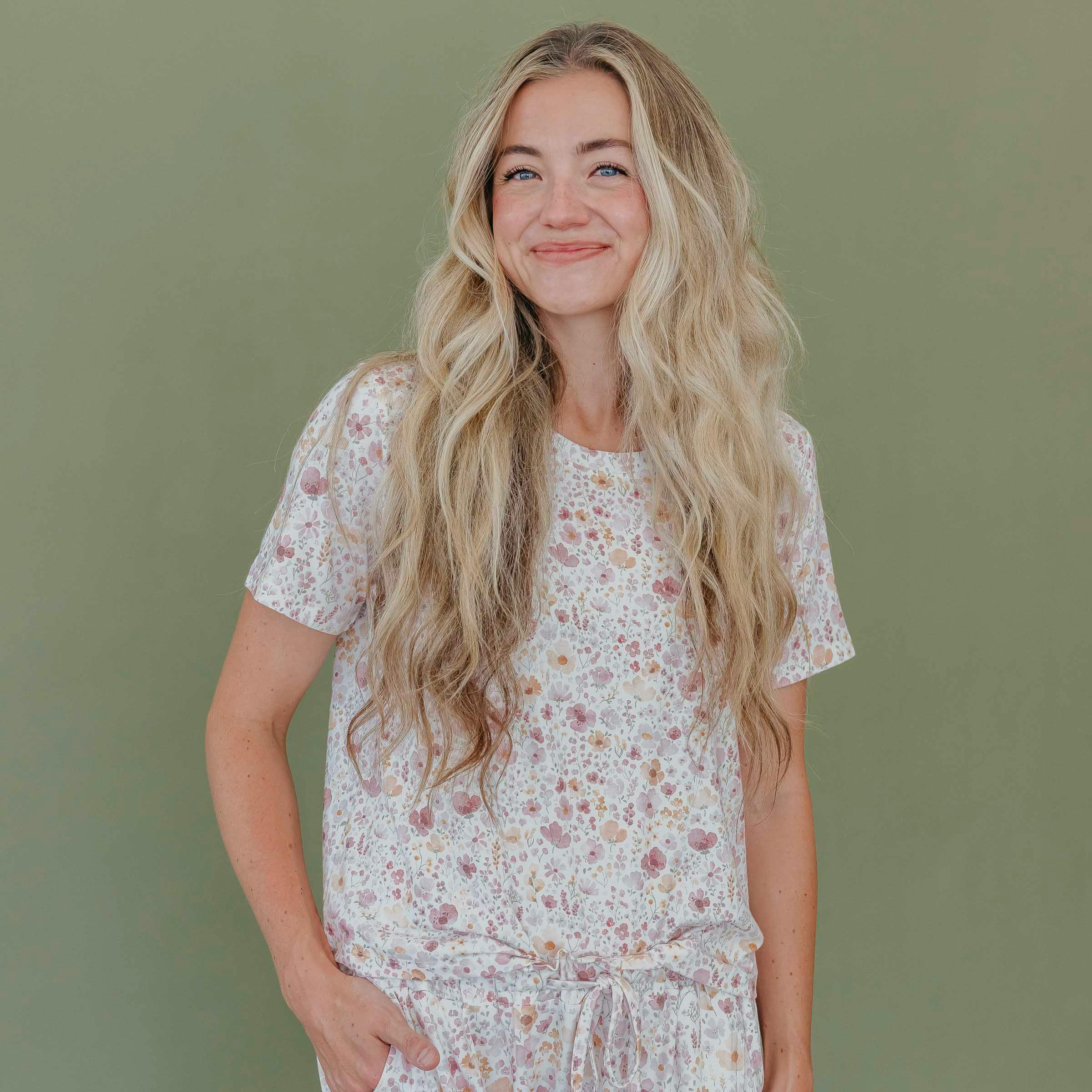 Women's Short Sleeve Pajamas - Diana