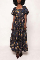 Layla Dress in Winter Floral