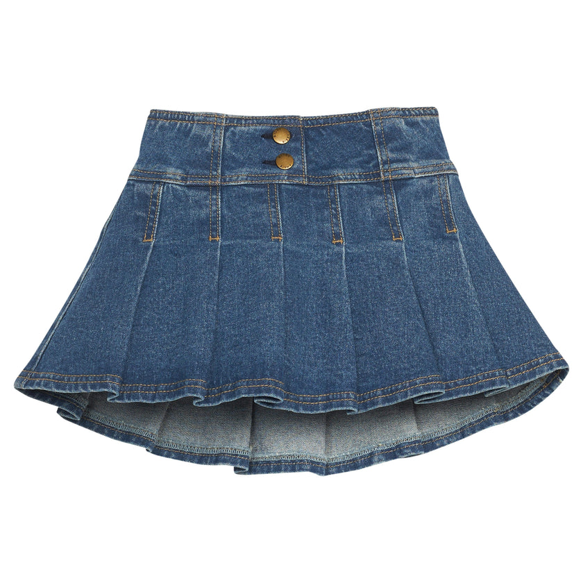 Pleated Mini Skort